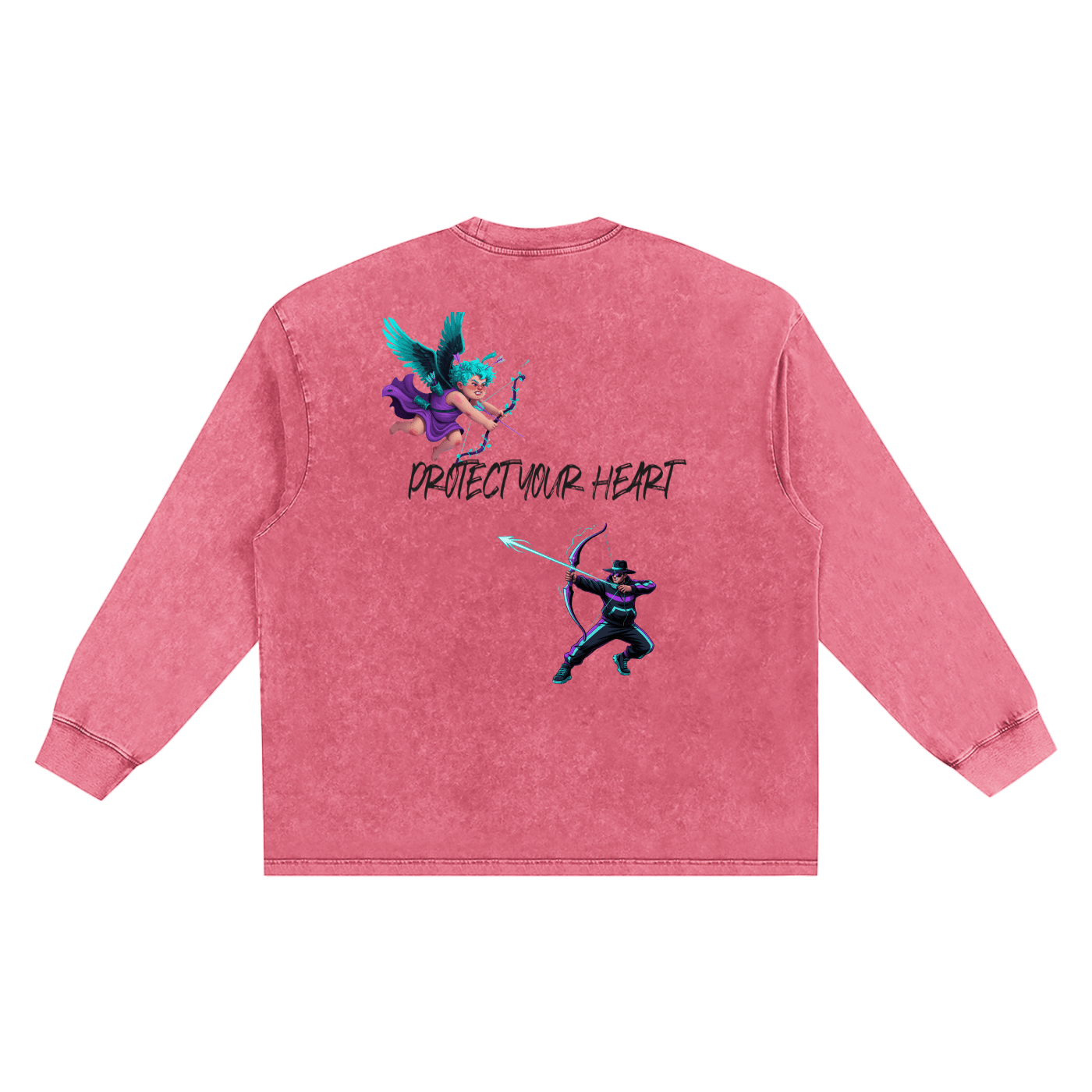 Snow Washed Frayed Edge T-Shirt