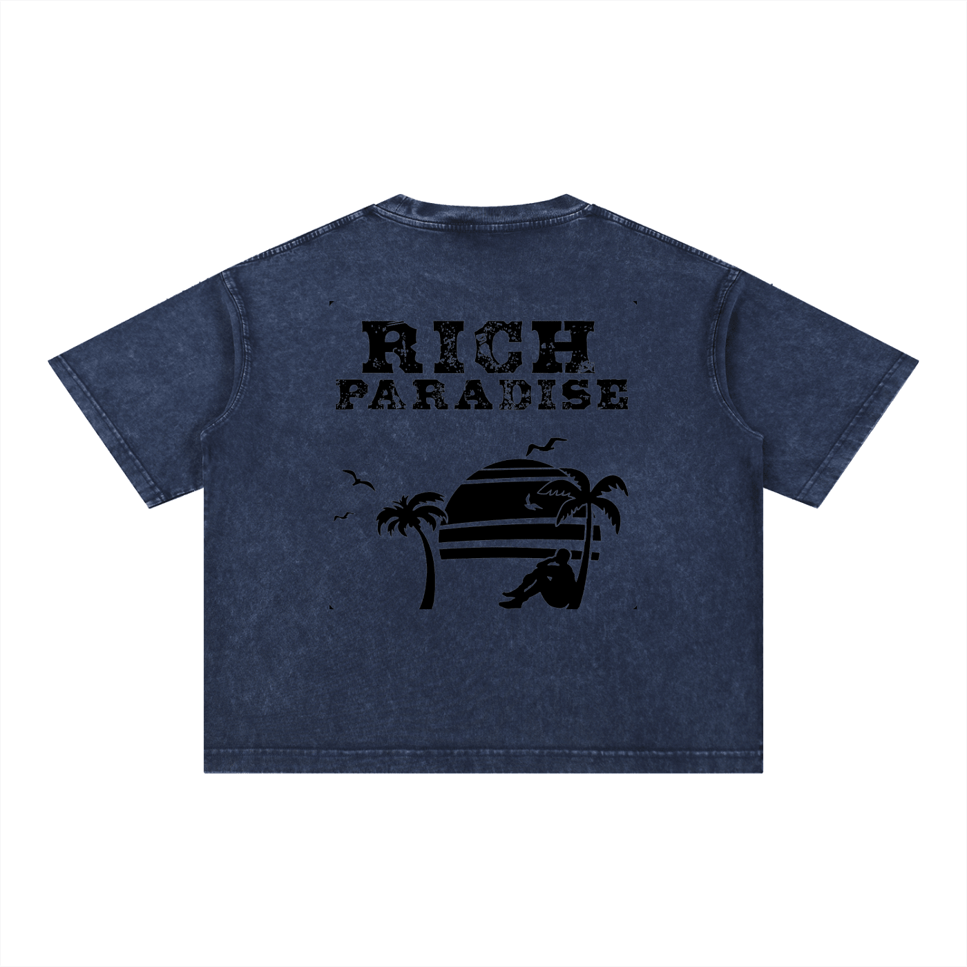 Mineral Wash Boxy Cotton T-Shirt