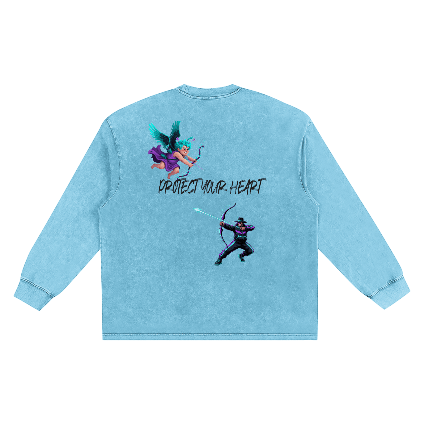 Snow Washed Frayed Edge T-Shirt