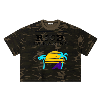 Unisex Camo Boxy T-Shirt