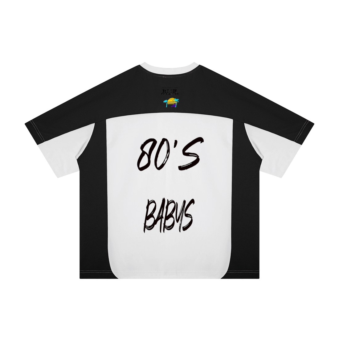 Unisex Color Block Loose T-Shirt