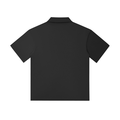 Drop Shoulder Short-Sleeve Polo
