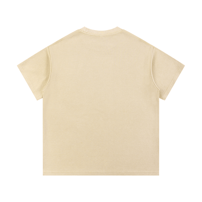 Mineral Wash Waffle Knit T-Shirt