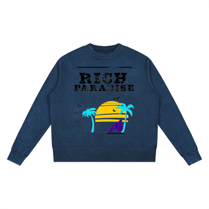 Mineral Wash Oversized Sweater