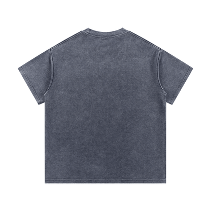 Mineral Wash Waffle Knit T-Shirt