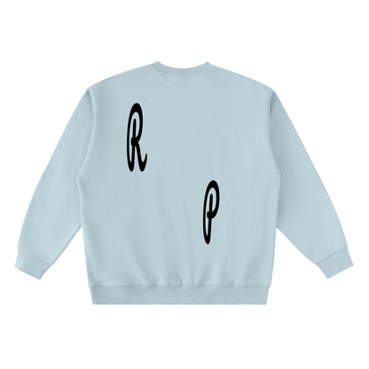 Oversized Crewneck Taped Sweatshirt