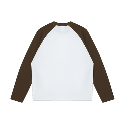 Color-Blocked Raglan Long-Sleeve T-Shirt