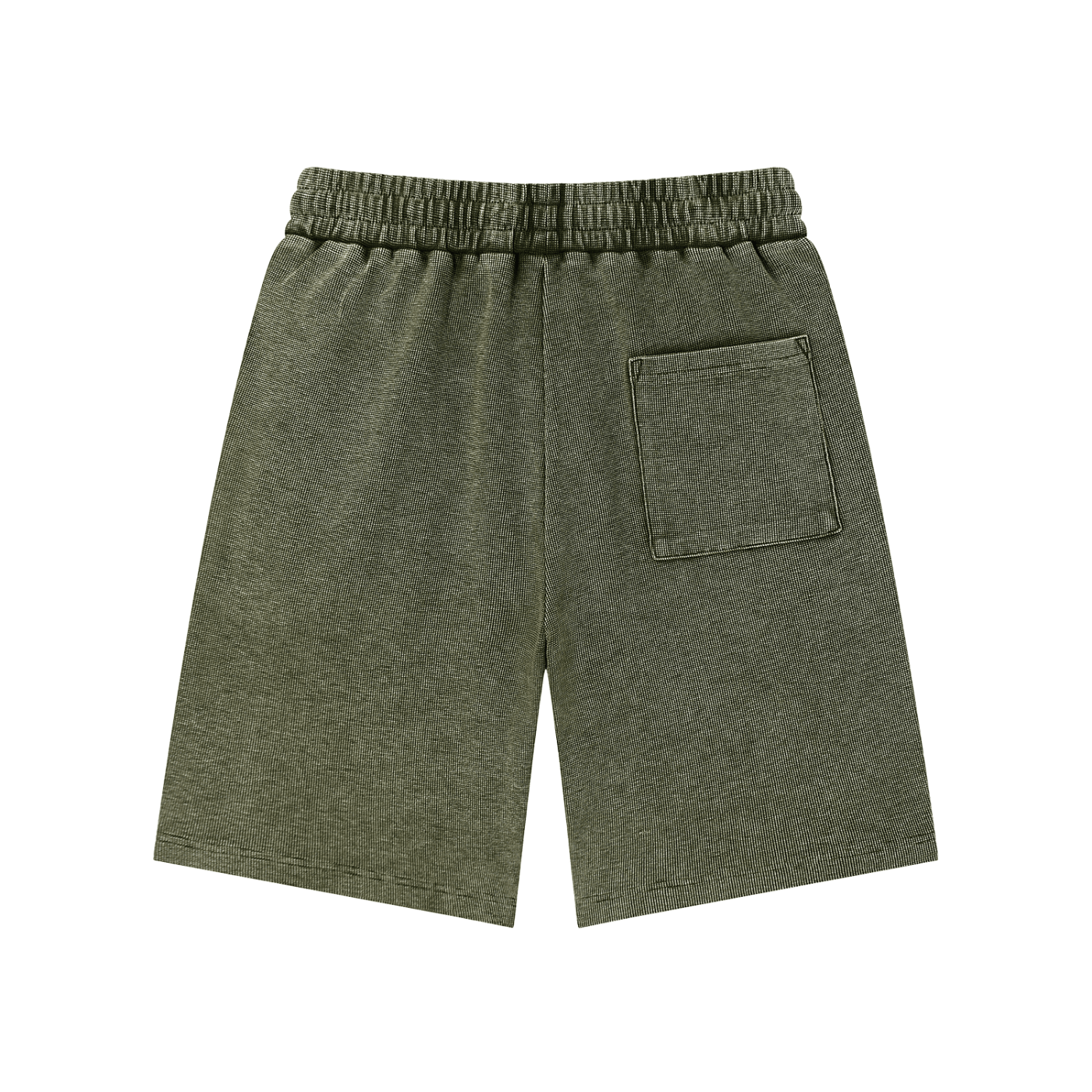 Mineral Wash Waffle Knit Shorts