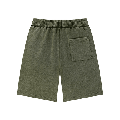 Mineral Wash Waffle Knit Shorts