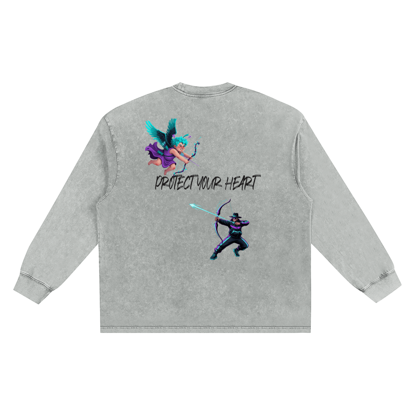 Snow Washed Frayed Edge T-Shirt