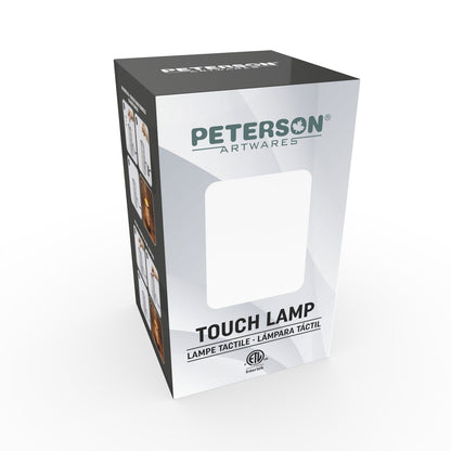 7" touch lamp-Fragrance Wax Melts Warmer -Electric Candle Essential Oil Burner-Metal Table Decor - Silver Wildlife by Peterson Housewares &amp; Artwares