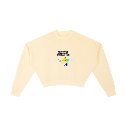 Vintage Washed Cropped Sweatshirt