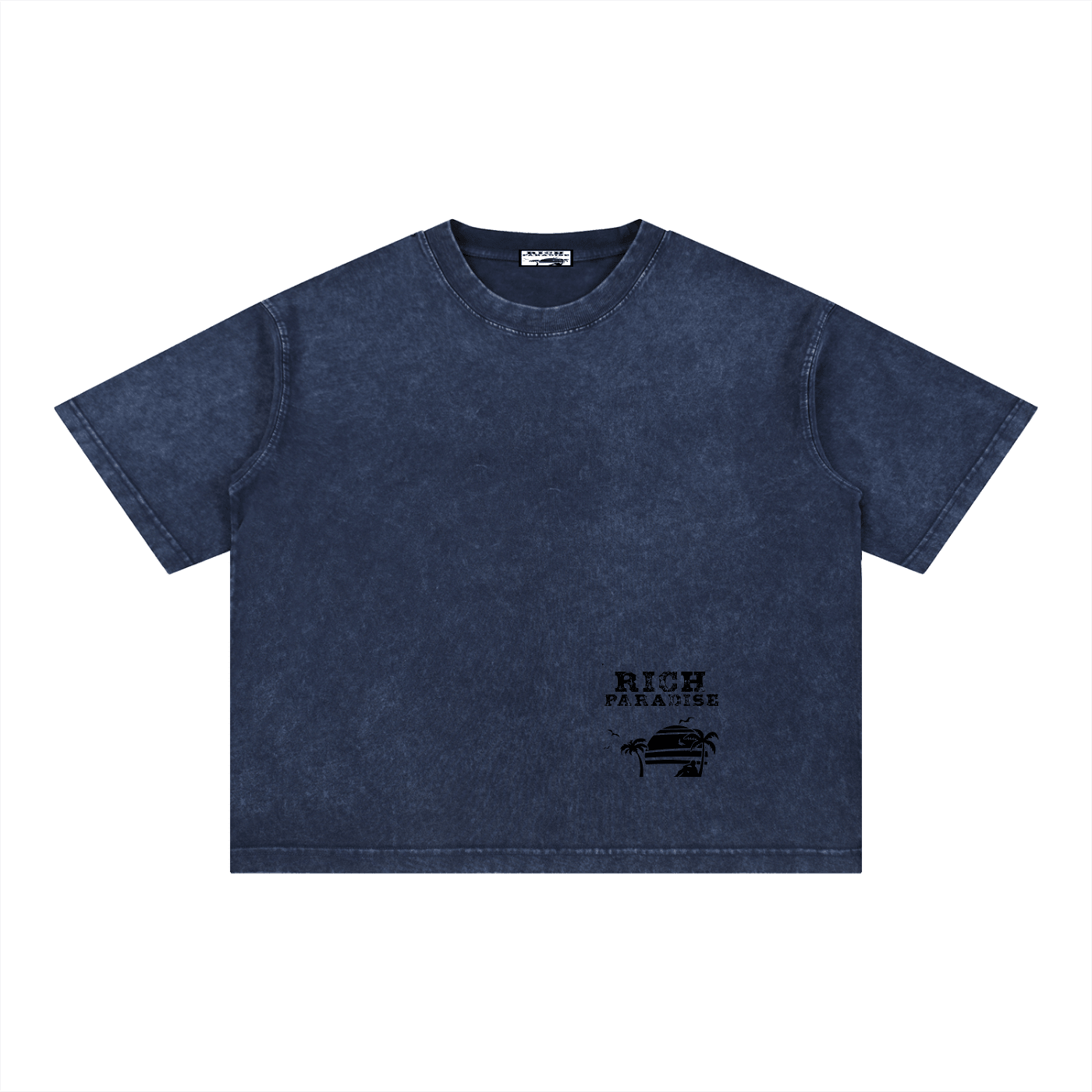 Mineral Wash Boxy Cotton T-Shirt