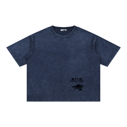 Mineral Wash Boxy Cotton T-Shirt