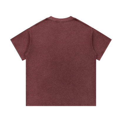 Mineral Wash Waffle Knit T-Shirt