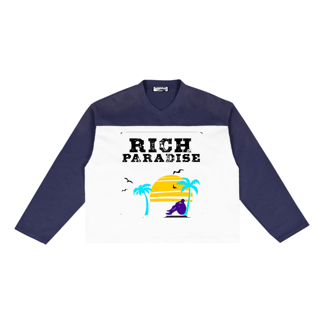 Sun Fade Color-Block T-Shirt