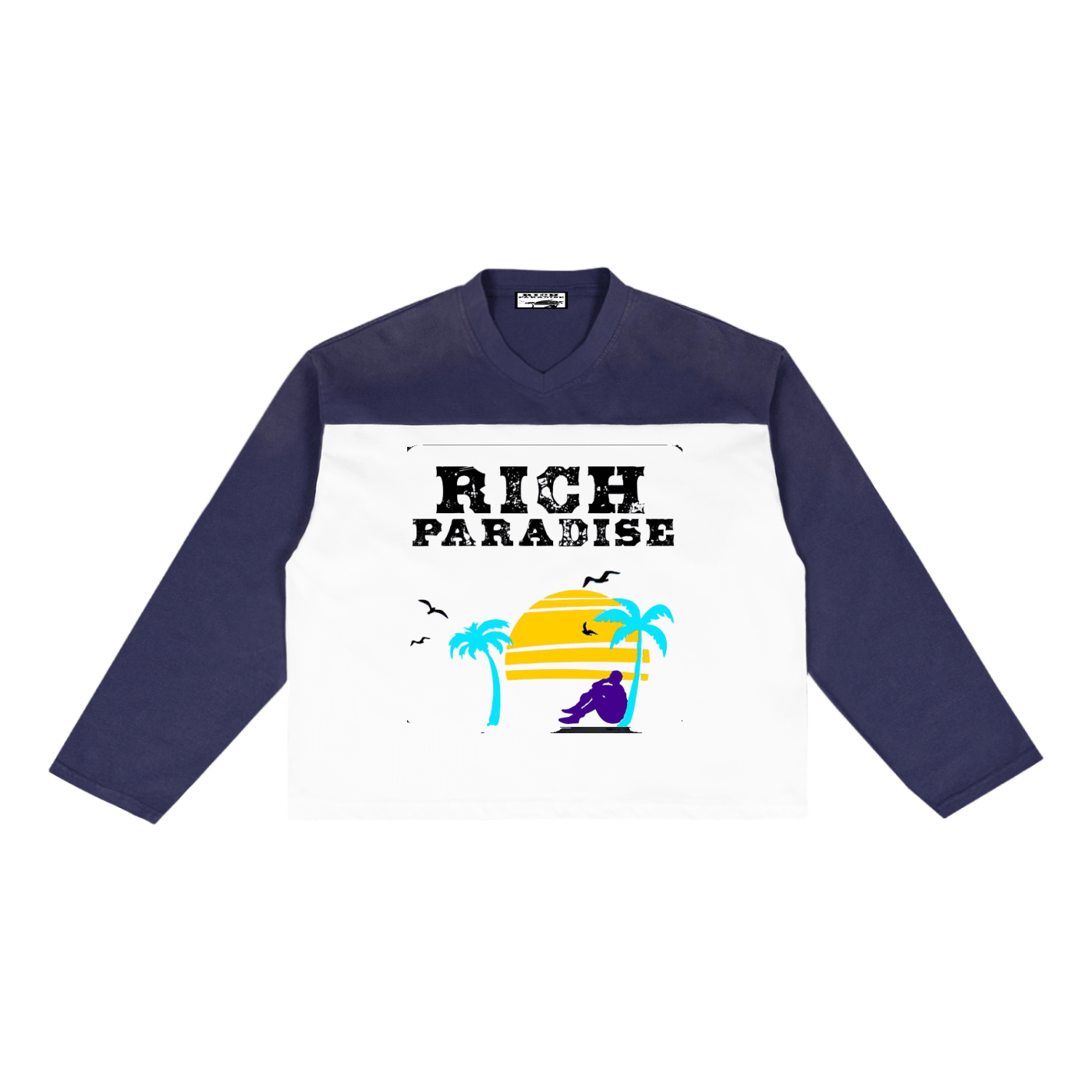 Sun Fade Color-Block T-Shirt