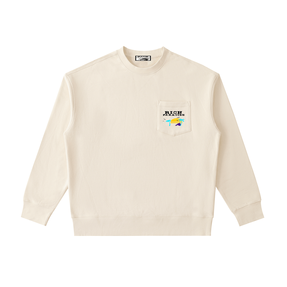 Heavyweight Patch Pocket Crewneck Sweatshirt