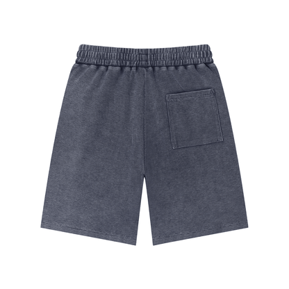 Mineral Wash Waffle Knit Shorts