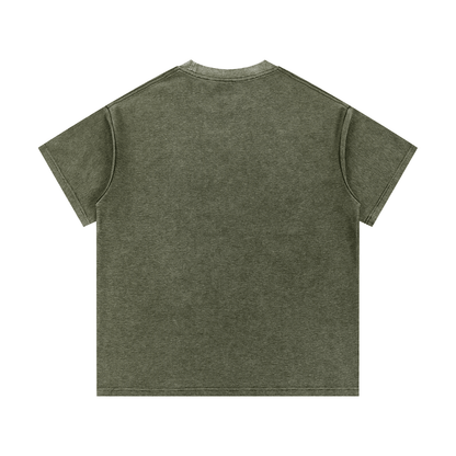 Mineral Wash Waffle Knit T-Shirt