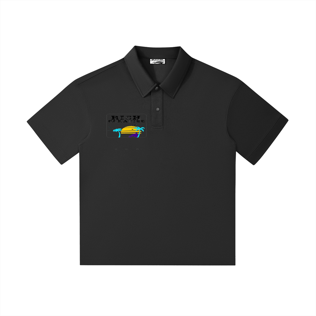 Drop Shoulder Short-Sleeve Polo