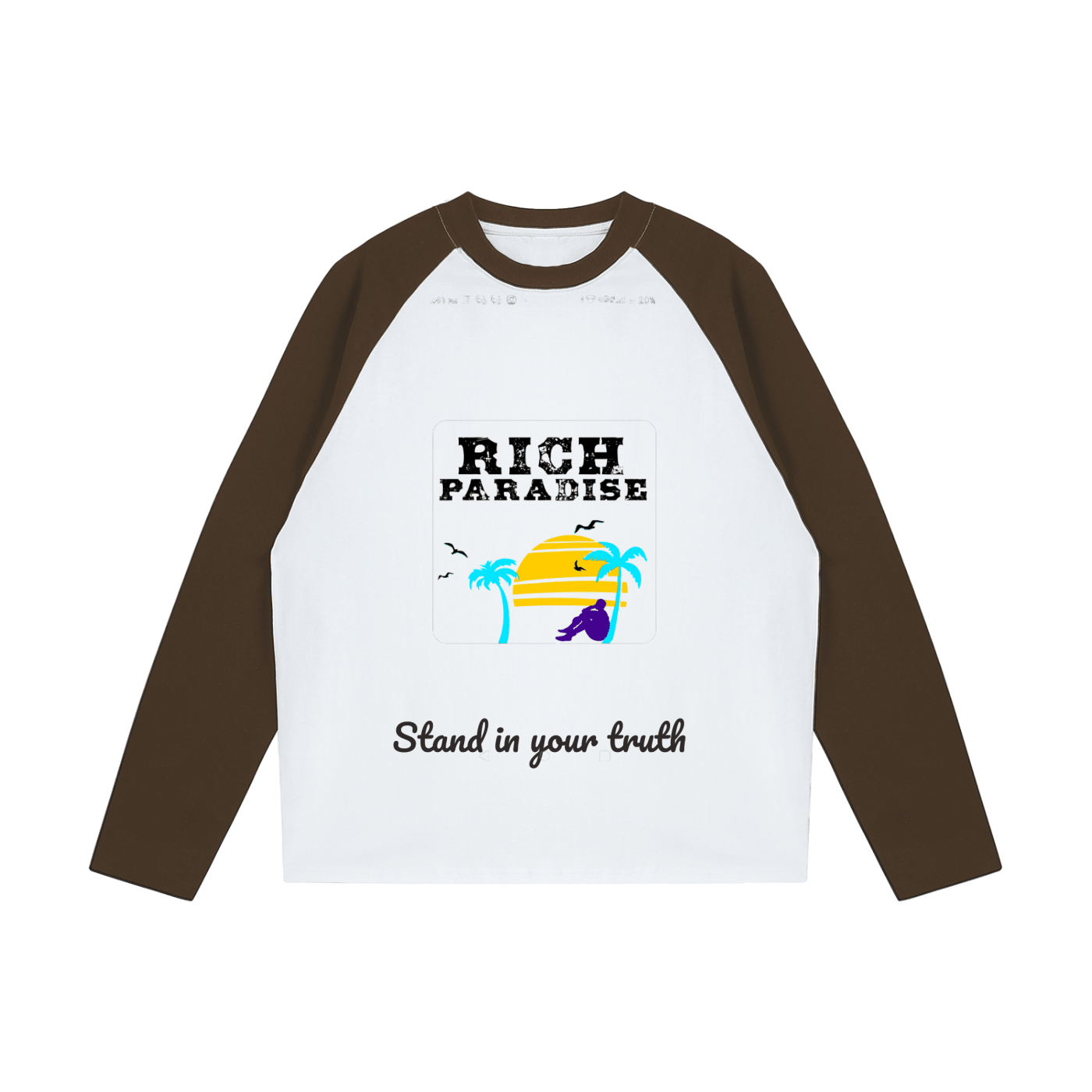 Color-Blocked Raglan Long-Sleeve T-Shirt