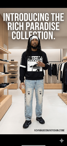 Oversized Crewneck Taped Sweatshirt